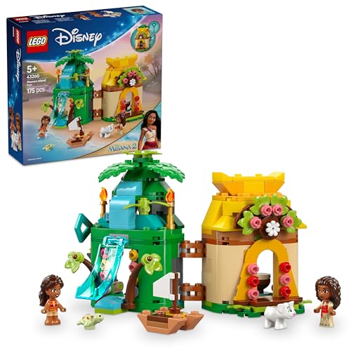 LEGO ǀ Disney Vaiana 2: Vaianas Inselspaß - Spielzeug für Mädchen ab 5 Jahren mit Haus, Wasserfallrutsche & 2 Mikro Puppen inkl. Simea - Geschenk zum Geburtstag für Fans - 43260 LEGO ǀ Disney Vaiana 2: Vaianas Inselspaß - Spielzeug für Mädchen ab 5 Jahren mit Haus, Wasserfallrutsche & 2 Mikro Puppen inkl. Simea - Geschenk zum Geburtstag für Fans - 43260 von LEGO