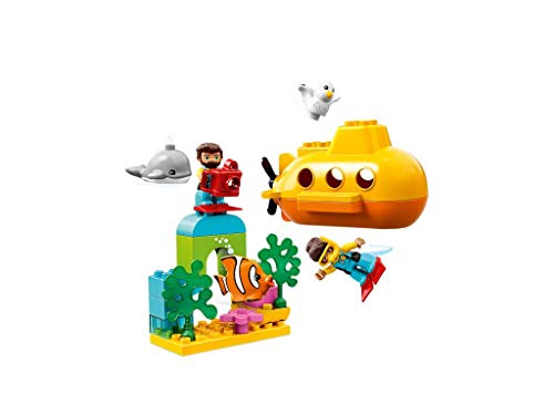 LEGO 10910 DUPLO Town U-Boot-Abenteuer, Badespielzeug das Luftblasen Macht, Bauset für Kinder im Alter von 2 Jahren von LEGO