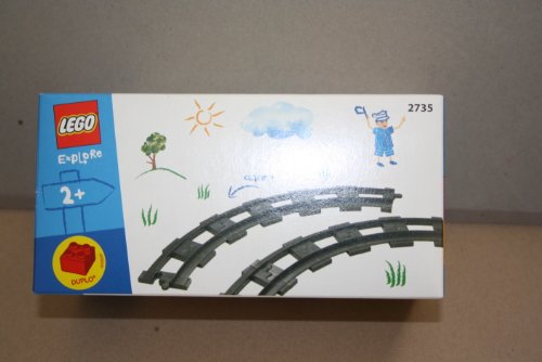 LEGO Duplo Eisenbahn 2735 - 6 gebogene Duplo Schienen LEGO Duplo Eisenbahn 2735 - 6 gebogene Duplo Schienen von LEGO