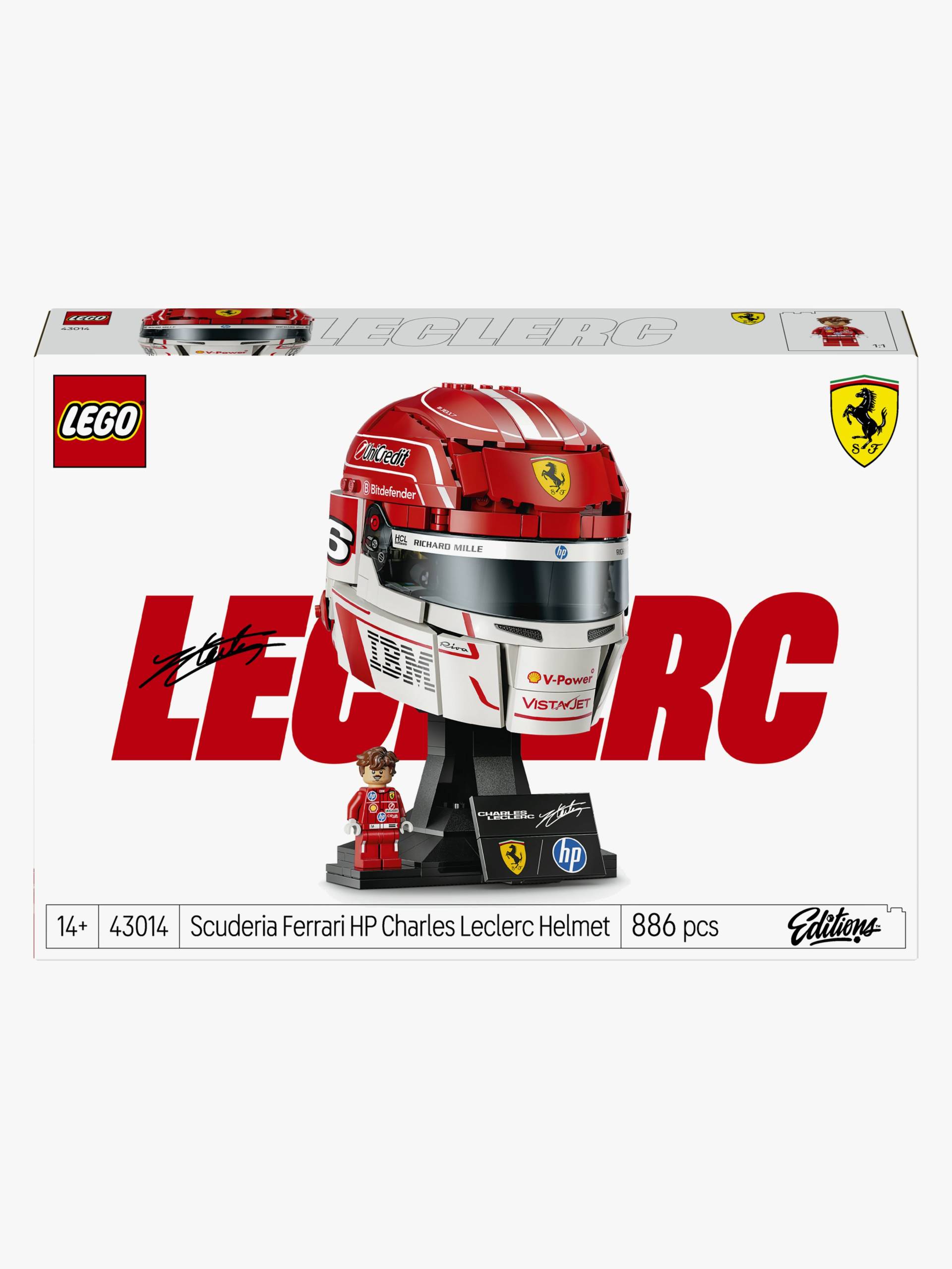 LEGO Editions Formula 1 43014 Scuderia Ferrari HP Charles Leclerc Helm von LEGO