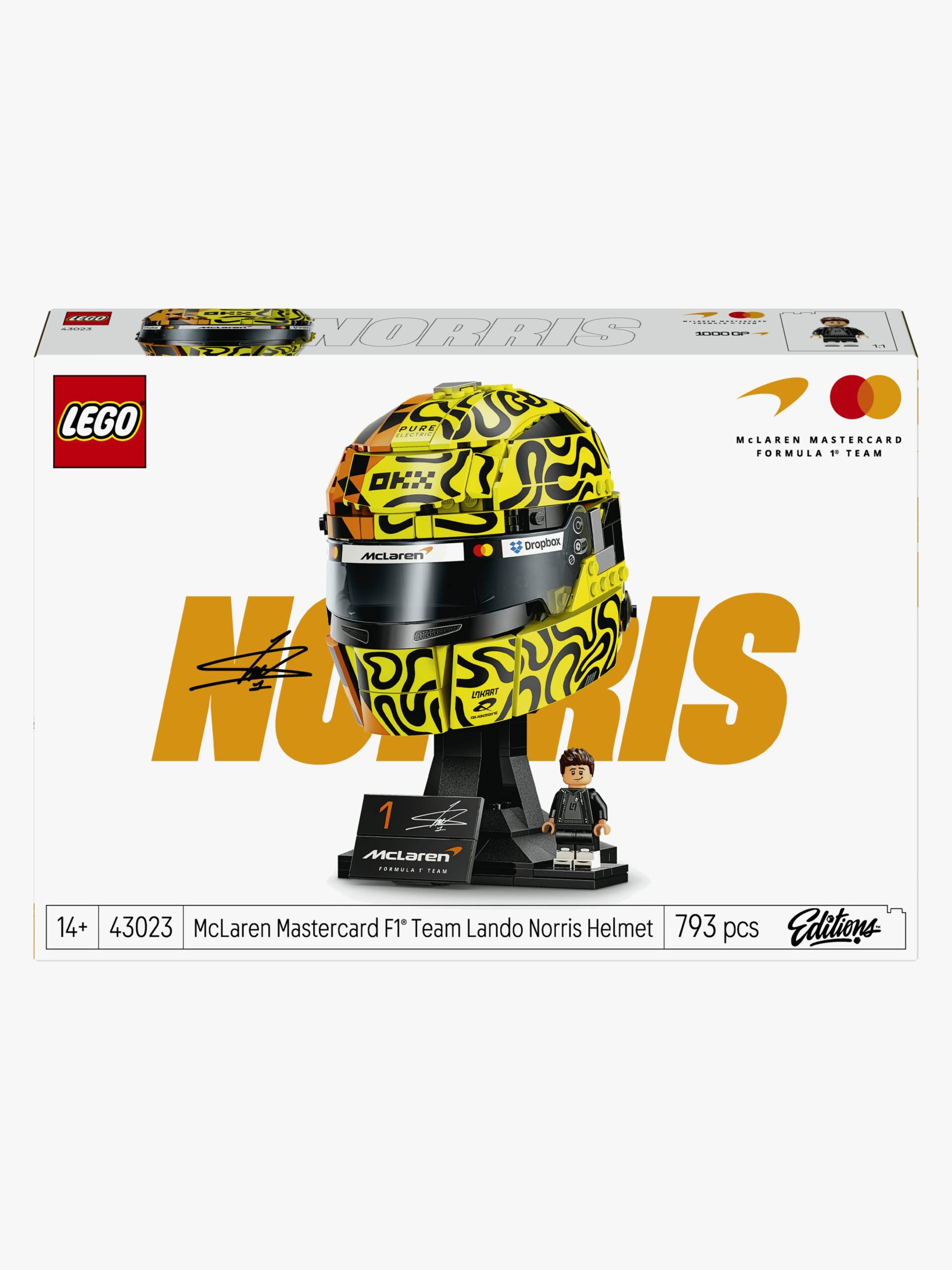 LEGO Editions Formula 1 43023 McLaren Mastercard F1 Team Lando Norris’ Helm LEGO Editions Formula 1 43023 McLaren Mastercard F1 Team Lando Norris’ Helm von LEGO