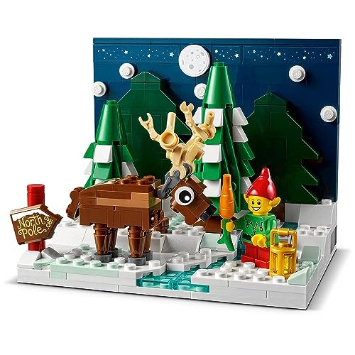 LEGO Exklusiv Set Vorgarten des Weihnachtsmanns Limitiert 317 Teile von LEGO