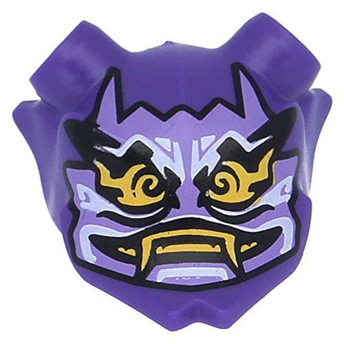 LEGO Figuren, Kopfbedeckung Maske Ninjago Oni (Mask of Hatred) Dunkellila von LEGO