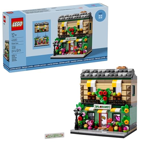 LEGO Flower Store Bauset 40680 – Sammlermodellladen mit Innendetails – anpassbares Design – tolles Geschenk für Erwachsene und Teenager Baumeister – 337 Teile LEGO Flower Store Bauset 40680 – Sammlermodellladen mit Innendetails – anpassbares Design – tolles Geschenk für Erwachsene und Teenager Baumeister – 337 Teile von LEGO