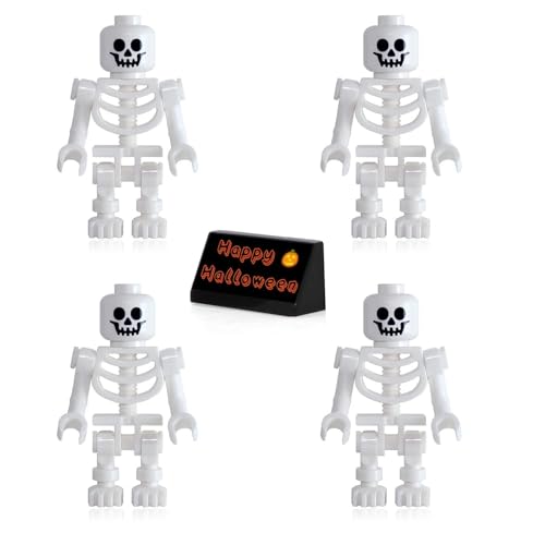 LEGO Pirates of The Caribbean Minifigure - Skeletons (4 Pack) with Free Side Display von LEGO