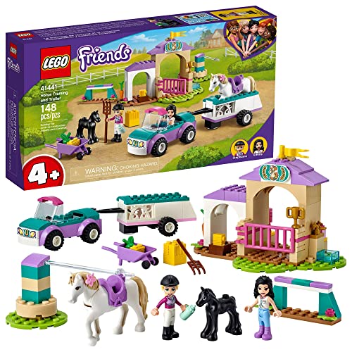 Lego Friends 41441 - Trainingskoppel und Pferdeanhänger (148 Teile) von LEGO