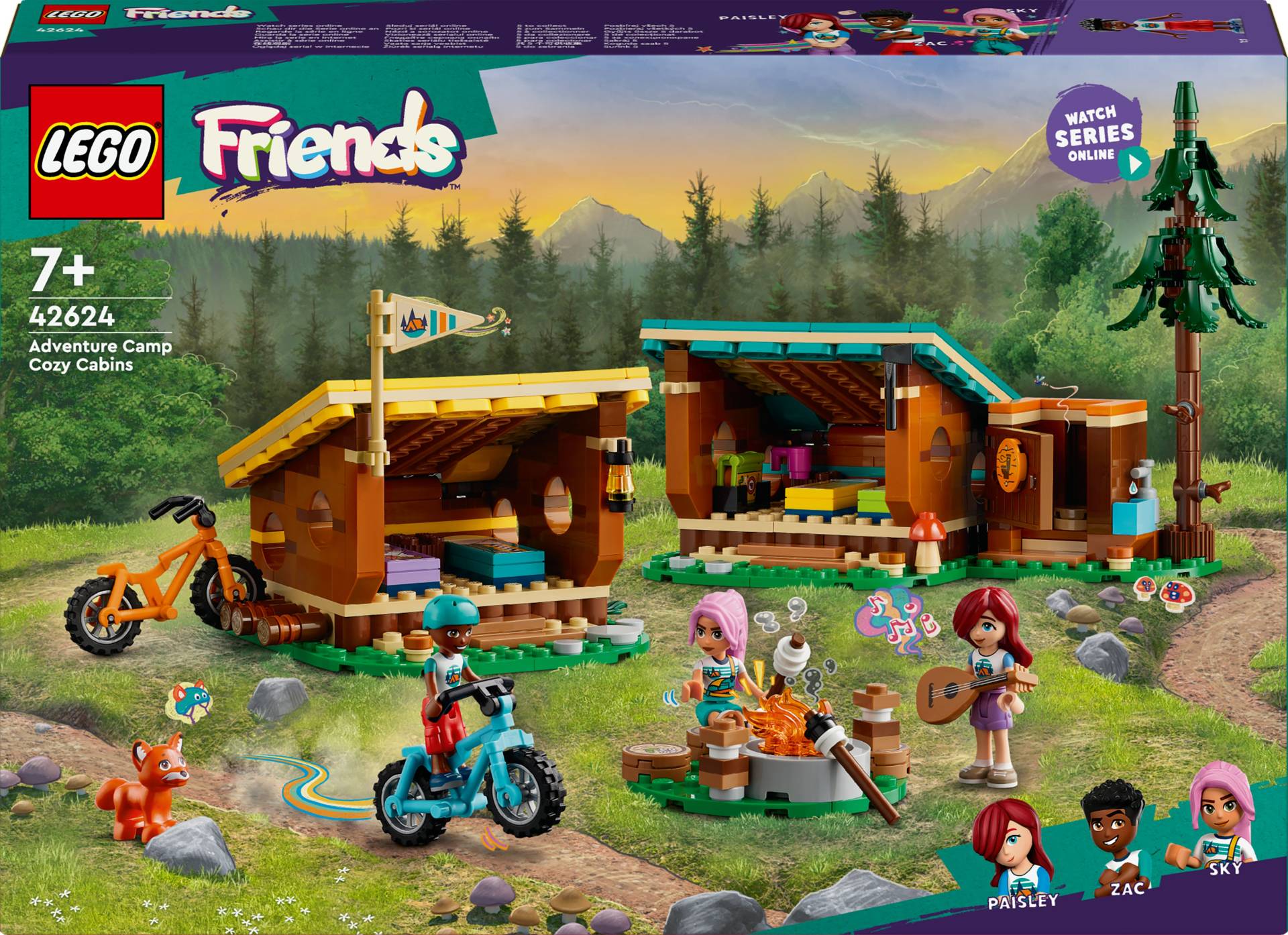 LEGO Friends 42624 Gemütliche Hütten im Abenteuercamp LEGO Friends 42624 Gemütliche Hütten im Abenteuercamp von LEGO