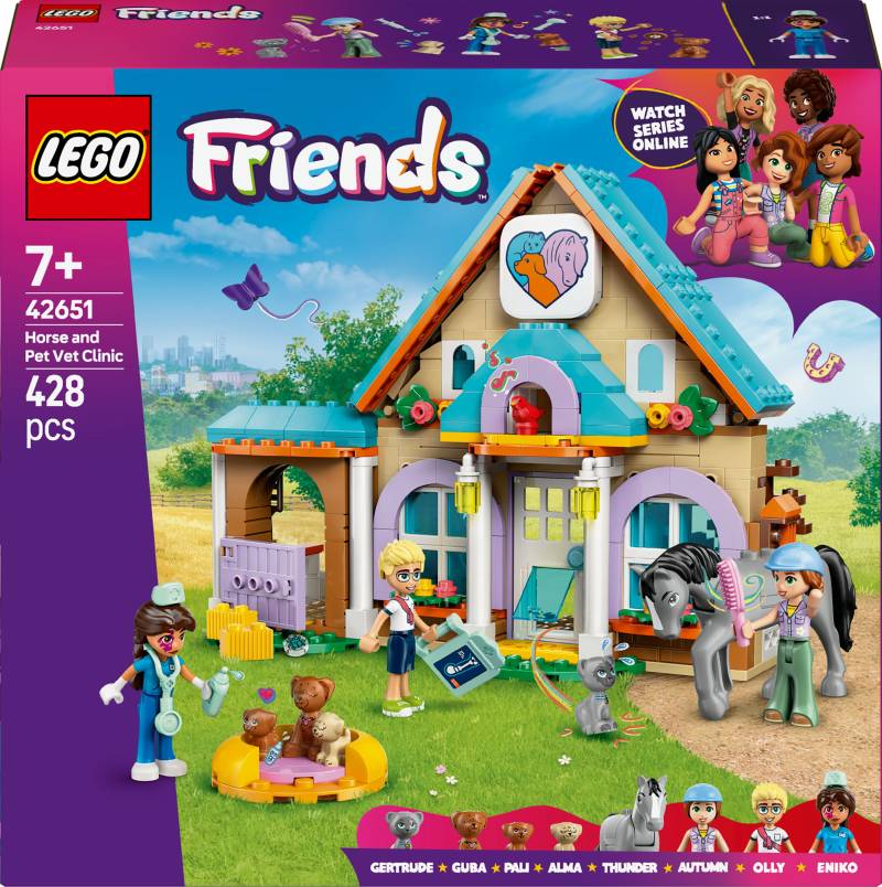 LEGO Friends 42651 Tierarztpraxis für Pferde und Haustiere von LEGO