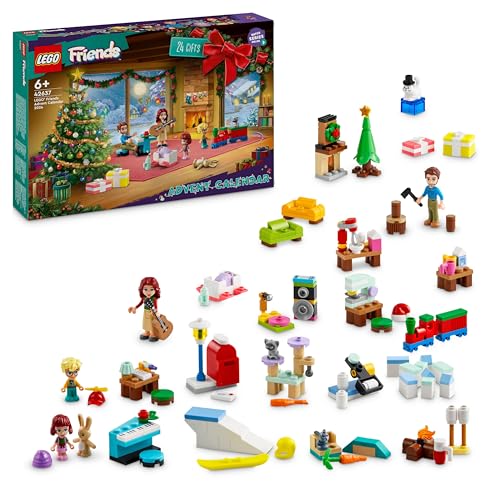 LEGO Friends Adventskalender 2024, vorweihnachtliches Kinderspielzeug mit 5 Charakteren und 3 Tieren, Lernspielzeug, Geschenkidee für Mädchen und Jungen ab 6 Jahren, Geschenk zu Weihnachten 42637 LEGO Friends Adventskalender 2024, vorweihnachtliches Kinderspielzeug mit 5 Charakteren und 3 Tieren, Lernspielzeug, Geschenkidee für Mädchen und Jungen ab 6 Jahren, Geschenk zu Weihnachten 42637 von LEGO