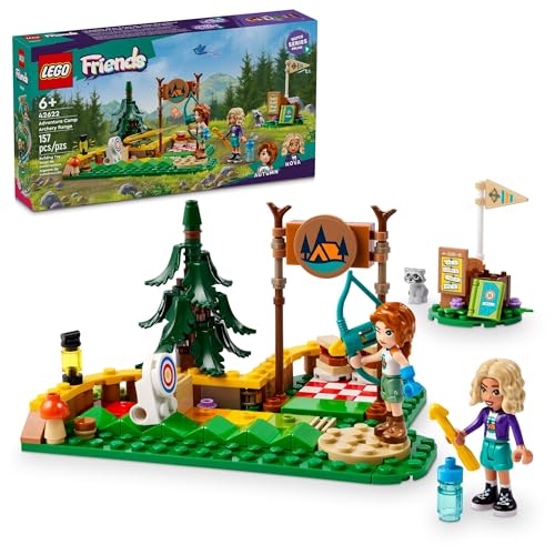 LEGO Friends Adventure Camp Bogenschießen Range Spielzeug, Bogenschießen Set für Kinder mit Spielzeugbogen und Pfeilen, Abenteuer-Bauspielset für Mädchen und Jungen ab 6 Jahren, 2 Mini-Puppen und eine LEGO Friends Adventure Camp Bogenschießen Range Spielzeug, Bogenschießen Set für Kinder mit Spielzeugbogen und Pfeilen, Abenteuer-Bauspielset für Mädchen und Jungen ab 6 Jahren, 2 Mini-Puppen und eine von LEGO