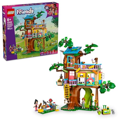 LEGO Friends Baumhaus, BAU- und Spielset für Rollenspiele, Spielzeughaus für Mädchen ab 8 Jahren, Set mit 4 Minifiguren der Charaktere und 2 Tierfiguren, Geschenkidee für Kinder 42652 LEGO Friends Baumhaus, BAU- und Spielset für Rollenspiele, Spielzeughaus für Mädchen ab 8 Jahren, Set mit 4 Minifiguren der Charaktere und 2 Tierfiguren, Geschenkidee für Kinder 42652 von LEGO