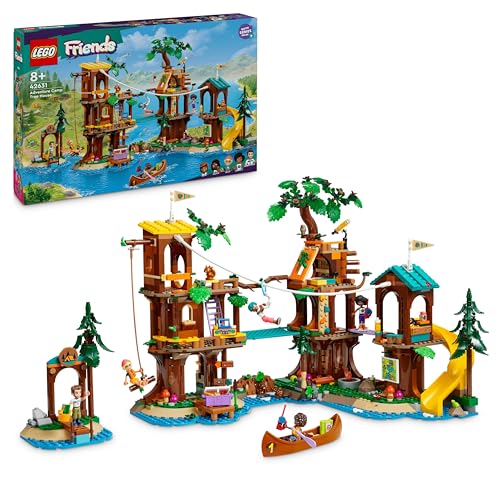 LEGO Friends Baumhaus im Abenteuercamp, Spielset für Mädchen und Jungen ab 8 Jahren mit 5 Spielfiguren und 5 Tieren, Geschenkidee für kreatives Spielen, Sportspielzeug, Puppenhaus 42631 LEGO Friends Baumhaus im Abenteuercamp, Spielset für Mädchen und Jungen ab 8 Jahren mit 5 Spielfiguren und 5 Tieren, Geschenkidee für kreatives Spielen, Sportspielzeug, Puppenhaus 42631 von LEGO