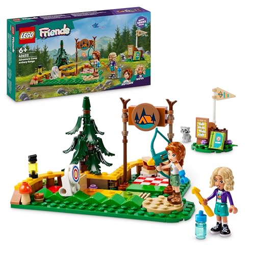 LEGO Friends Bogenschießen im Abenteuercamp, Bauspielzeug für Kinder mit Pfeil und Bogen, 2 Spielfiguren und einem Waschbären, für Mädchen und Jungen ab 6 Jahren 42622 LEGO Friends Bogenschießen im Abenteuercamp, Bauspielzeug für Kinder mit Pfeil und Bogen, 2 Spielfiguren und einem Waschbären, für Mädchen und Jungen ab 6 Jahren 42622 von LEGO