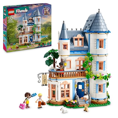 LEGO Friends Burg mit Ferienunterkunft, Hotel-Spielset für Kinder und Teenager ab 12 Jahren mit 4 Spielfiguren, Hund und Zubehör, Geschenkidee für Mädchen und Jungen 42638 LEGO Friends Burg mit Ferienunterkunft, Hotel-Spielset für Kinder und Teenager ab 12 Jahren mit 4 Spielfiguren, Hund und Zubehör, Geschenkidee für Mädchen und Jungen 42638 von LEGO