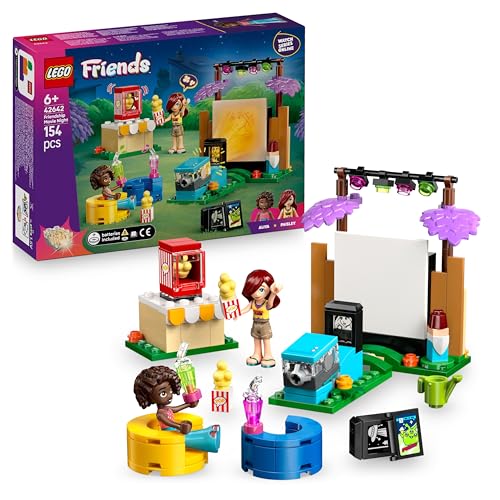 LEGO Friends Filmabend mit Freunden - Spielzeug für Mädchen ab 6 Jahren - inkl. 2 Mini-Puppen, Leinwand und Leuchtstein-Projektor - Kreatives Bauset - 42642 LEGO Friends Filmabend mit Freunden - Spielzeug für Mädchen ab 6 Jahren - inkl. 2 Mini-Puppen, Leinwand und Leuchtstein-Projektor - Kreatives Bauset - 42642 von LEGO