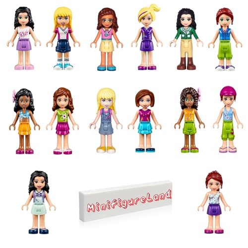 LEGO Friends Girl Female Male Minifigures - Lot of 6 Random Figures (No Duplikates) von LEGO