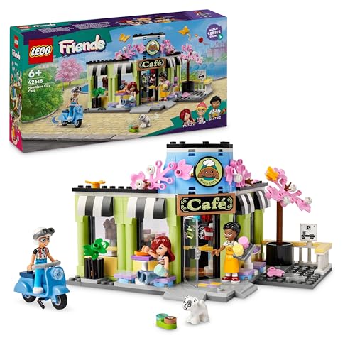 LEGO Friends Heartlake City Café, Kinderspielzeug, Spielzeug-Bäckerei, Geschenkidee für Mädchen und Jungen ab 6 Jahren, Set mit 3 Spielfiguren und Hundefigur 42618 LEGO Friends Heartlake City Café, Kinderspielzeug, Spielzeug-Bäckerei, Geschenkidee für Mädchen und Jungen ab 6 Jahren, Set mit 3 Spielfiguren und Hundefigur 42618 von LEGO