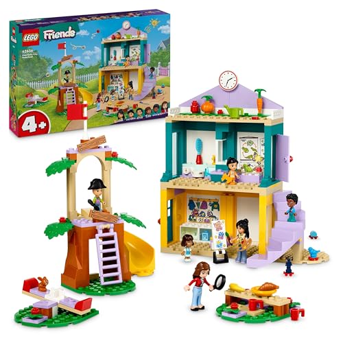 LEGO Friends Heartlake City Kindergarten, Spielset für Mädchen und Jungen ab 4 Jahren, kreative Rollenspiele mit 2 Spielfiguren und 4 Mikro-Spielfiguren, Spielzeug für soziale Entwicklung 42636 LEGO Friends Heartlake City Kindergarten, Spielset für Mädchen und Jungen ab 4 Jahren, kreative Rollenspiele mit 2 Spielfiguren und 4 Mikro-Spielfiguren, Spielzeug für soziale Entwicklung 42636 von LEGO