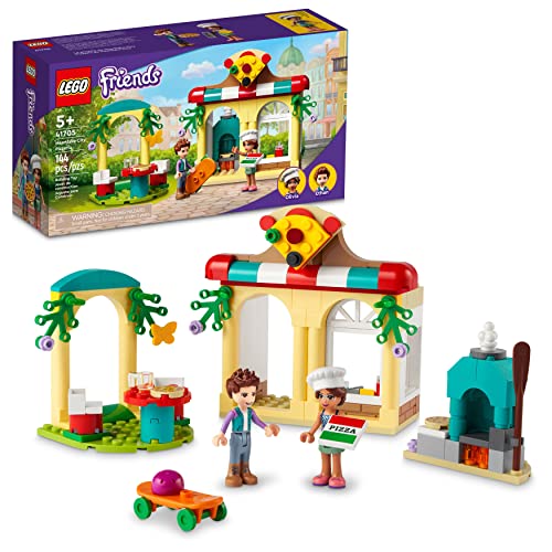 LEGO Friends Heartlake City Pizzeria 41705 Bauspielzeug-Set für Kinder, Mädchen und Jungen ab 5 Jahren, 144 Teile von LEGO