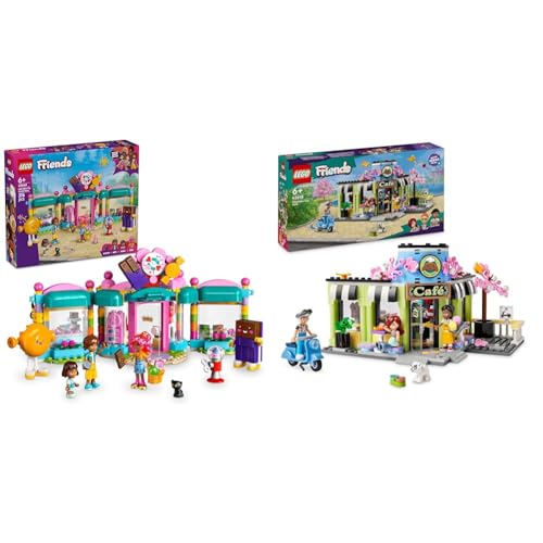 LEGO Friends Heartlake City Süßwarenladen Set + Café-Bäckerei Bausatz Kreative Lernspielzeuge Geschenkidee für Mädchen und Jungen ab 6 Jahren 42649 + 42618 LEGO Friends Heartlake City Süßwarenladen Set + Café-Bäckerei Bausatz Kreative Lernspielzeuge Geschenkidee für Mädchen und Jungen ab 6 Jahren 42649 + 42618 von LEGO