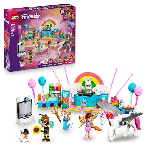 LEGO Friends Kostümparty mit Einhorn und Fee - Spielzeug für Mädchen ab 6 Jahren, inkl. Bühne, DJ-Pult, 4 Mini-Puppen, Kater Churro & Pferd als Tierfigur, Plus Zubehör - Geschenkidee - 42661 LEGO Friends Kostümparty mit Einhorn und Fee - Spielzeug für Mädchen ab 6 Jahren, inkl. Bühne, DJ-Pult, 4 Mini-Puppen, Kater Churro & Pferd als Tierfigur, Plus Zubehör - Geschenkidee - 42661 von LEGO