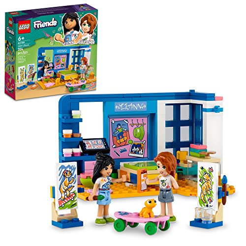 LEGO Friends Liann's Room 41739 - Kunstthemen-Schlafzimmer-Spielset mit Liann & Herbst-Minipuppen, Sammelspielzeug für Mädchen und Jungen ab 6 Jahren von LEGO