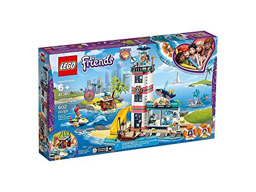 LEGO Friends Lighthouse Rescue Center 41380 Building Kit with Lighthouse Model and Tropical Island Includes Mini Dolls and Toy Animals for Pretend Play (602 Pieces) von lego