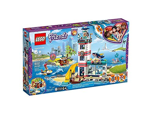 LEGO Friends Lighthouse Rescue Center 41380 Building Kit with Lighthouse Model and Tropical Island Includes Mini Dolls and Toy Animals for Pretend Play (602 Pieces) von lego