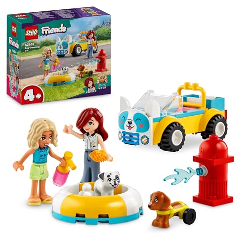 LEGO Friends Mobiler Hundesalon, Fahrzeug-Spielset mit Tieren für Rollenspiele, Kinderspielzeug mit 2 Spielfiguren und 2 Hunden für Mädchen und Jungen ab 4 Jahren, Hundepflegeset 42635 LEGO Friends Mobiler Hundesalon, Fahrzeug-Spielset mit Tieren für Rollenspiele, Kinderspielzeug mit 2 Spielfiguren und 2 Hunden für Mädchen und Jungen ab 4 Jahren, Hundepflegeset 42635 von LEGO