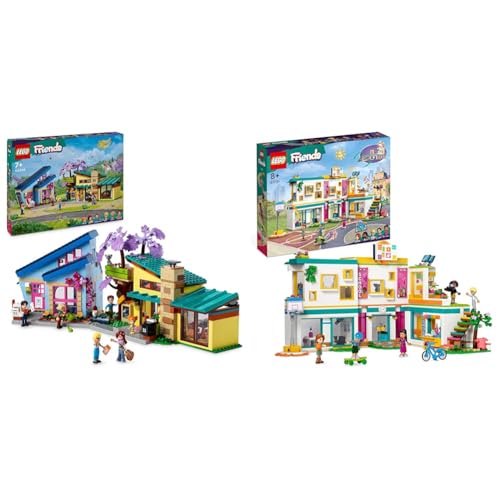 LEGO Friends Ollys und Paisleys Familien Haus & Friends Internationale Schule, Modular Building Spielzeug zum Bauen von LEGO