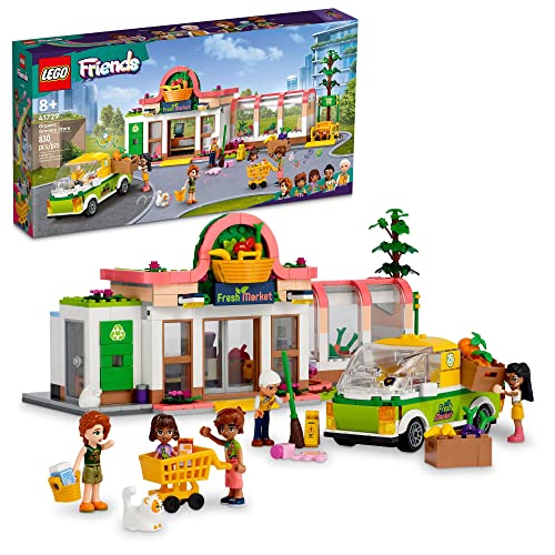 LEGO Friends Organic Grogrocery Store 41729 Bauspielzeug-Set für Kinder, Jungen und Mädchen ab 8 Jahren (830 Teile) von LEGO