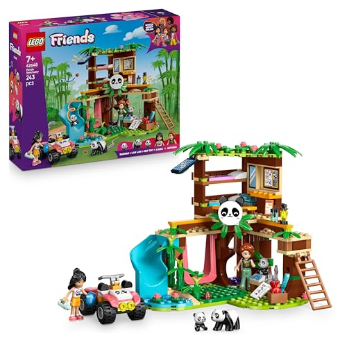 LEGO Friends Panda-Pflegestation - Spielzeug mit Baumhaus, Quad, 2 Mini-Puppen und 3 Panda Figuren - Kreatives Set für Mädchen ab 7 Jahren - 42648 LEGO Friends Panda-Pflegestation - Spielzeug mit Baumhaus, Quad, 2 Mini-Puppen und 3 Panda Figuren - Kreatives Set für Mädchen ab 7 Jahren - 42648 von LEGO