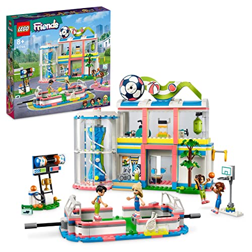 LEGO Friends Sportzentrum BAU-Spielzeug mit Fußball-, Basketball- und Tennis-Spielen sowie Kletterwand und 4 Mini-Puppen, Heartlake City Geschenk für Kinder ab 8 Jahren 41744 LEGO Friends Sportzentrum BAU-Spielzeug mit Fußball-, Basketball- und Tennis-Spielen sowie Kletterwand und 4 Mini-Puppen, Heartlake City Geschenk für Kinder ab 8 Jahren 41744 von LEGO