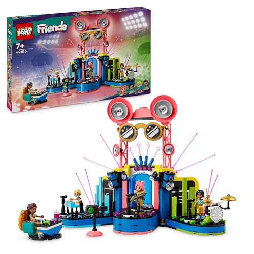 LEGO Friends Talentshow in Heartlake City Set, Musik-Spielzeug für Kinder mit 4 Figuren inkl. Andrea, Bühne und Instrumente, Musik-Geschenk für Mädchen und Jungen ab 7 Jahren 42616 LEGO Friends Talentshow in Heartlake City Set, Musik-Spielzeug für Kinder mit 4 Figuren inkl. Andrea, Bühne und Instrumente, Musik-Geschenk für Mädchen und Jungen ab 7 Jahren 42616 von LEGO
