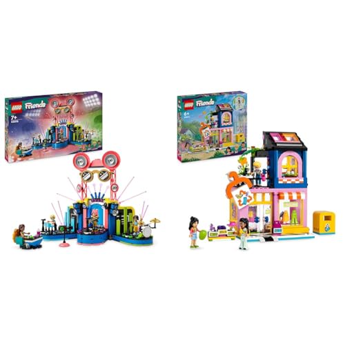 LEGO Friends Talentshow in Heartlake City Set, Musik-Spielzeug & Friends Vintage-Modegeschäft, Bausatz für Kinder mit Spielzeug-Laden LEGO Friends Talentshow in Heartlake City Set, Musik-Spielzeug & Friends Vintage-Modegeschäft, Bausatz für Kinder mit Spielzeug-Laden von LEGO