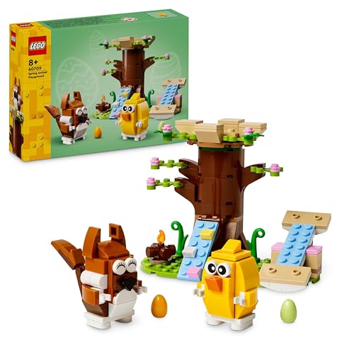 LEGO Frühlingstierspielplatz, Bauset mit Vogel und Eichhörnchen, Spielset mit Baumhaus für Kinder, Geschenkidee für Jungen und Mädchen ab 8 Jahren, Tierset, Spielzeug mit Tierfiguren 40709 LEGO Frühlingstierspielplatz, Bauset mit Vogel und Eichhörnchen, Spielset mit Baumhaus für Kinder, Geschenkidee für Jungen und Mädchen ab 8 Jahren, Tierset, Spielzeug mit Tierfiguren 40709 von LEGO