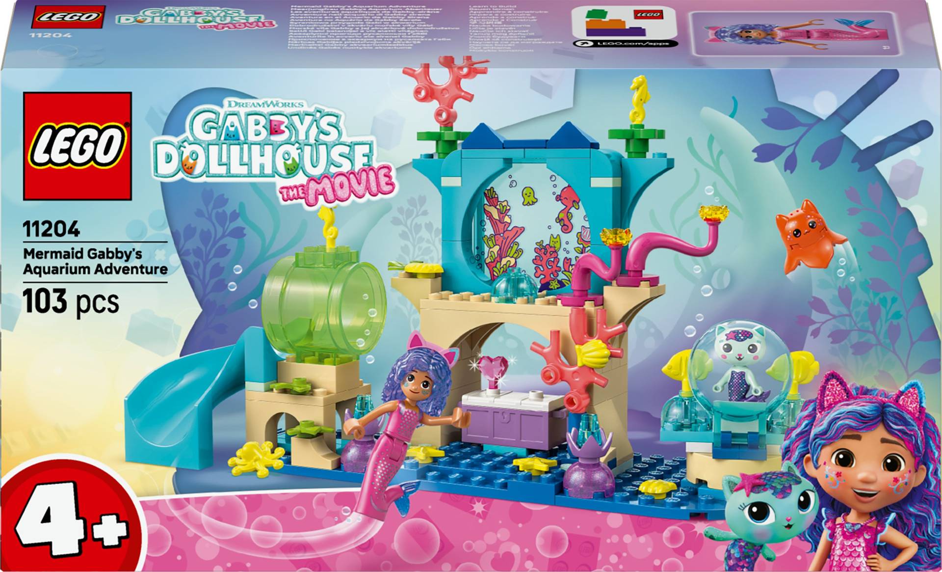 LEGO Gabby's Dollhouse 11204 Meerjungfrau Gabbys Aquarium Abenteuer LEGO Gabby's Dollhouse 11204 Meerjungfrau Gabbys Aquarium Abenteuer von LEGO