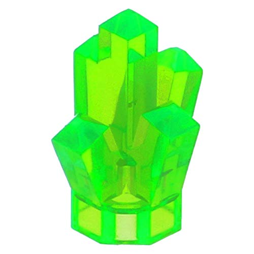 LEGO Gestein 1 x 1 Kristall 5 Spitzen Transparent Knallgrün von LEGO