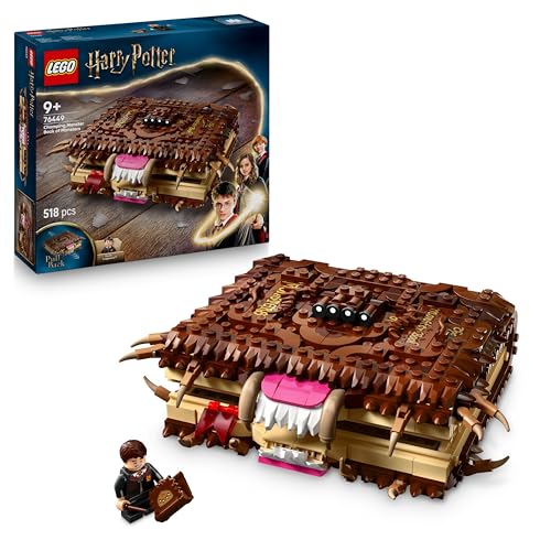 LEGO Harry Potter Beißendes Monsterbuch der Monster – Interaktives Spielzeug mit Rückziehmotor und beißendem Mund – mit Neville Longbottom Mini-Figur – Geschenk für Kinder, Harry Potter Fans – 76449 LEGO Harry Potter Beißendes Monsterbuch der Monster – Interaktives Spielzeug mit Rückziehmotor und beißendem Mund – mit Neville Longbottom Mini-Figur – Geschenk für Kinder, Harry Potter Fans – 76449 von LEGO
