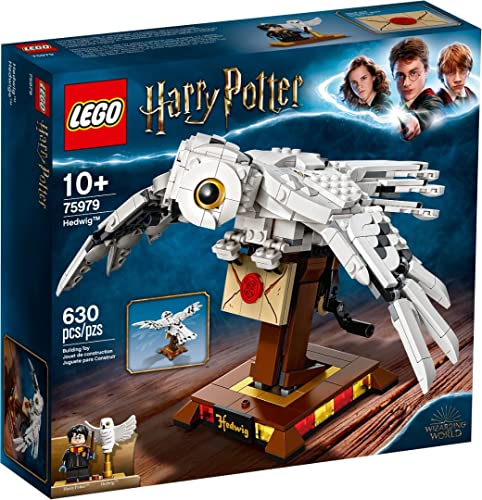 LEGO 75979 Harry Potter Hedwig, Bauspielzeug mit beweglichen Flügeln, Sammlermodell von LEGO