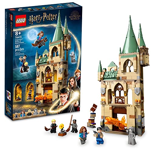 LEGO Harry Potter Hogwarts: Raum der Anforderung Bauset 76413 Schloss Bauspielzeug aus Harry Potter Film mit Harry, Hermine und Ron Minifiguren, Zauberstäben, Feuerschlange und Heiligtümer des Todes LEGO Harry Potter Hogwarts: Raum der Anforderung Bauset 76413 Schloss Bauspielzeug aus Harry Potter Film mit Harry, Hermine und Ron Minifiguren, Zauberstäben, Feuerschlange und Heiligtümer des Todes von LEGO