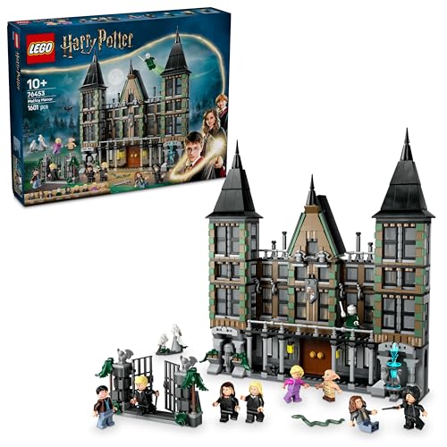 LEGO Harry Potter Landsitz der Familie Malfoy, Fantasy Spielzeug zum Sammeln und Ausstellen, Geschenk für Jungen, Mädchen und Fans der Zauberwelt, Geschenkidee mit 9 Minifiguren 76453 LEGO Harry Potter Landsitz der Familie Malfoy, Fantasy Spielzeug zum Sammeln und Ausstellen, Geschenk für Jungen, Mädchen und Fans der Zauberwelt, Geschenkidee mit 9 Minifiguren 76453 von LEGO