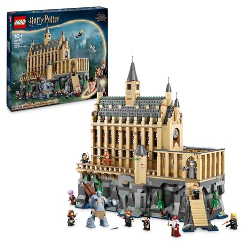LEGO Harry Potter Schloss Hogwarts: Die Große Halle, Zauberer-Spielzeug zum Sammeln, mit 11 Minifiguren, darunter auch Hermine Granger, magisches Geschenk für Jungen und Mädchen 76435 LEGO Harry Potter Schloss Hogwarts: Die Große Halle, Zauberer-Spielzeug zum Sammeln, mit 11 Minifiguren, darunter auch Hermine Granger, magisches Geschenk für Jungen und Mädchen 76435 von LEGO