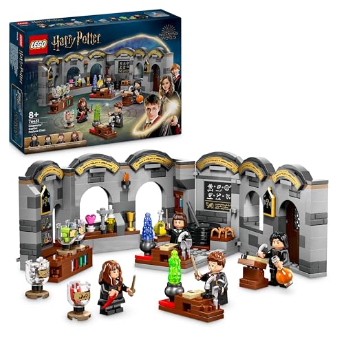 LEGO Harry Potter Schloss Hogwarts: Zaubertrankunterricht, Fantasy-Spielzeug, baubares Klassenzimmer, Geschenkidee für Jungen, Mädchen und alle Fans, mit Hermine Granger und Severus Snape 76431 LEGO Harry Potter Schloss Hogwarts: Zaubertrankunterricht, Fantasy-Spielzeug, baubares Klassenzimmer, Geschenkidee für Jungen, Mädchen und alle Fans, mit Hermine Granger und Severus Snape 76431 von LEGO