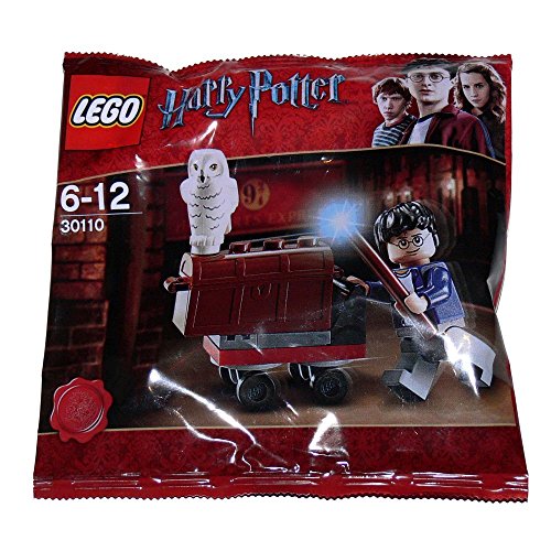 LEGO Harry Potter: King's Cross Trolley Mit Hedwig Eule Und Harry Minifiguren Setzen 30110 (Beutel) von LEGO