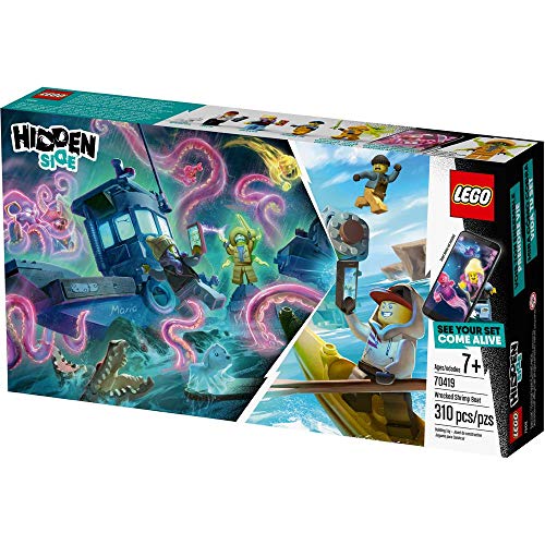 LEGO Hidden Side 70419 – Shrimp Kutter Wrack, Geister Spielset (310 Teile) von LEGO