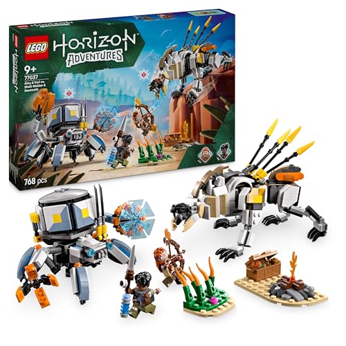 LEGO Horizon Adventures Aloy und Varl vs. Panzerwanderer und Sägezahn, Spielzeug mit Monstermaschinen und Minifiguren, Spielset zum Sammeln für Fans vom Videospiel, Jungen & Mädchen ab 9 Jahren 77037 LEGO Horizon Adventures Aloy und Varl vs. Panzerwanderer und Sägezahn, Spielzeug mit Monstermaschinen und Minifiguren, Spielset zum Sammeln für Fans vom Videospiel, Jungen & Mädchen ab 9 Jahren 77037 von LEGO
