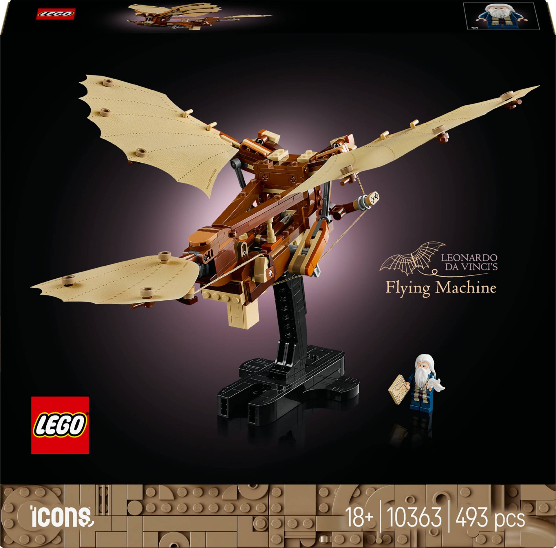 LEGO Icons 10363 Leonardo da Vincis Fluggerät LEGO Icons 10363 Leonardo da Vincis Fluggerät von LEGO