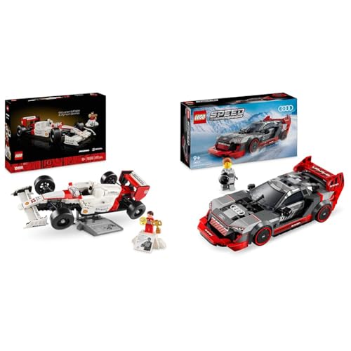 LEGO Icons McLaren MP4/4 & Ayrton Senna Modellauto Set, F1 Rennwagen Bausatz & Speed Champions Audi S1 e-tron Quattro Rennwagen Set mit Auto-Spielzeug zum Bauen LEGO Icons McLaren MP4/4 & Ayrton Senna Modellauto Set, F1 Rennwagen Bausatz & Speed Champions Audi S1 e-tron Quattro Rennwagen Set mit Auto-Spielzeug zum Bauen von LEGO