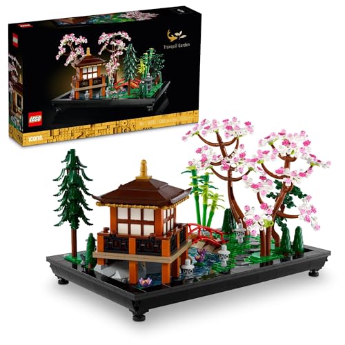 LEGO Icons Tranquil Garden 10315 Kreatives Bauset, eine Geschenkidee für erwachsene Fans japanischer Zen-Gärten und Meditation, bauen und präsentieren Sie dieses Heimdekor-Set für Zuhause oder Büro LEGO Icons Tranquil Garden 10315 Kreatives Bauset, eine Geschenkidee für erwachsene Fans japanischer Zen-Gärten und Meditation, bauen und präsentieren Sie dieses Heimdekor-Set für Zuhause oder Büro von LEGO